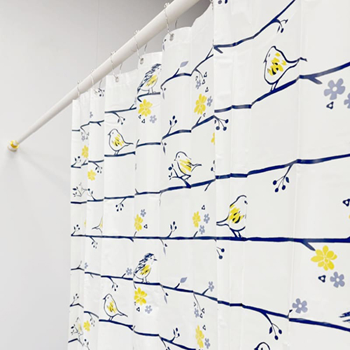 Blooms Waterproof Shower Curtain Blooms Waterproof Shower Curtain