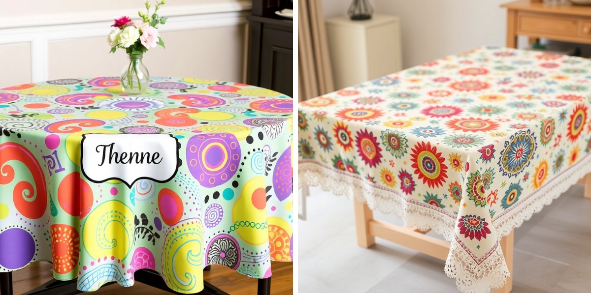 Custom Printing Tips: What to Put on a Personalized Tablecloth
