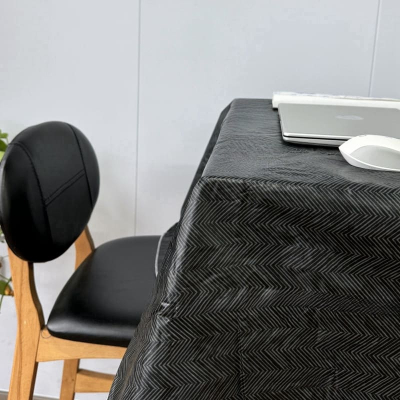 Black Plastic Tablecloth