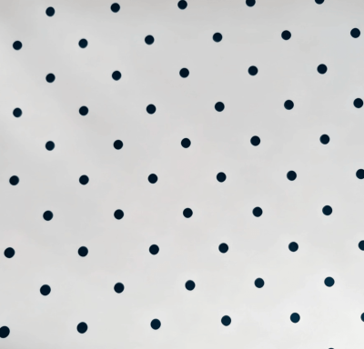 Rideau de douche imperméable classique à pois – Mise à niveau de salle de bain élégante et durable