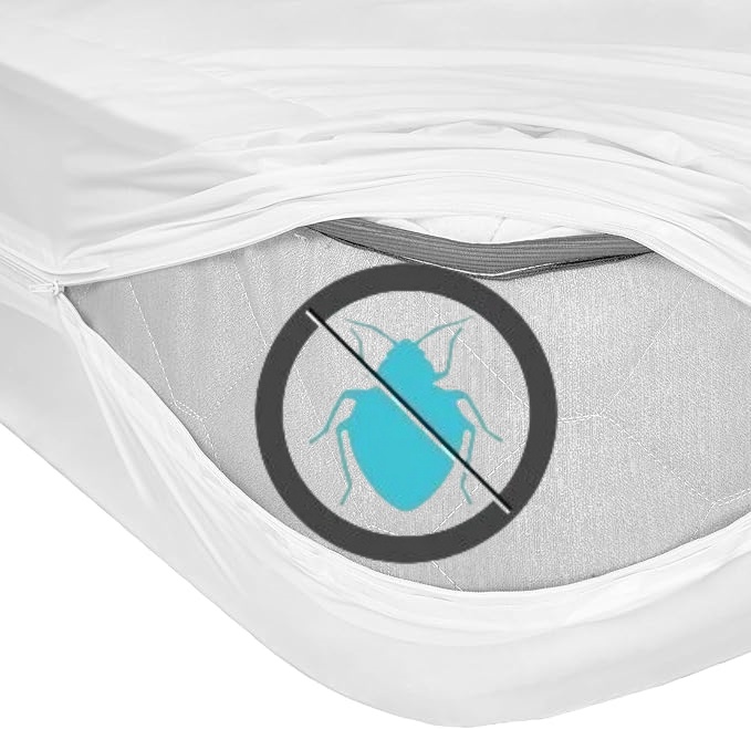 Protège-matelas en vinyle avec fermeture éclair Protège-matelas à fermeture éclair en vinyle