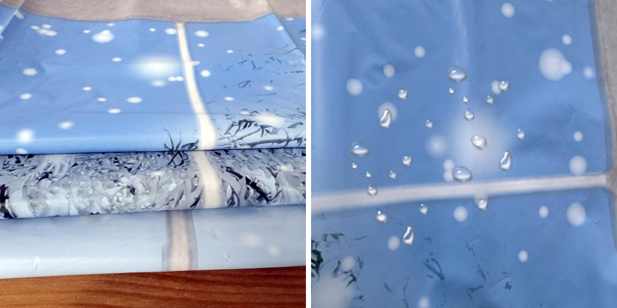 Winter Window Vinyl Tablecloth