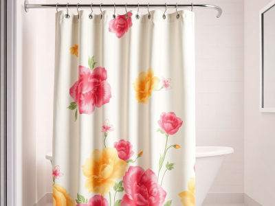 Douchegordijnen van stof op maat: maten, prints en stofkeuzes