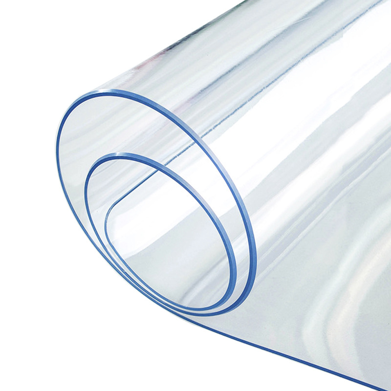 Transparente, strapazierfähige, wasserfeste Vinyl-Tischmatte