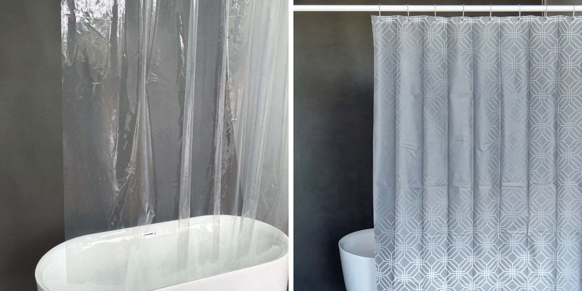 Stylish Bathroom Ideas with a Long Shower Curtain Stylish Bathroom Ideas with a Long Shower Curtain