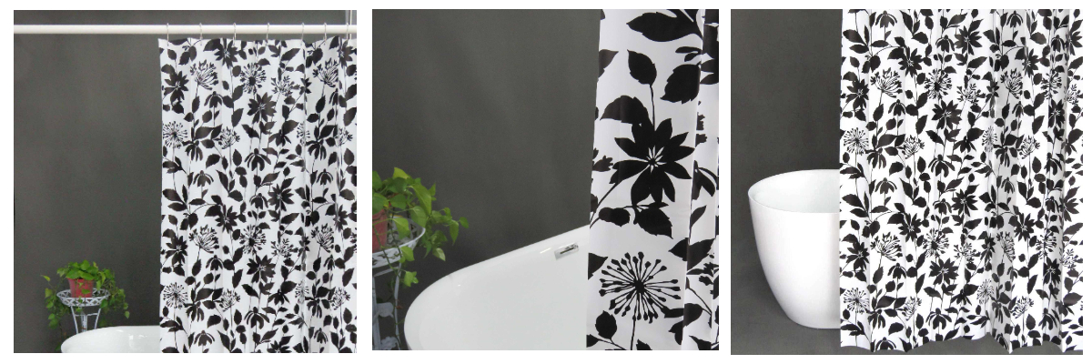 PEVA Floral Shower Curtain PEVA Floral Shower Curtain